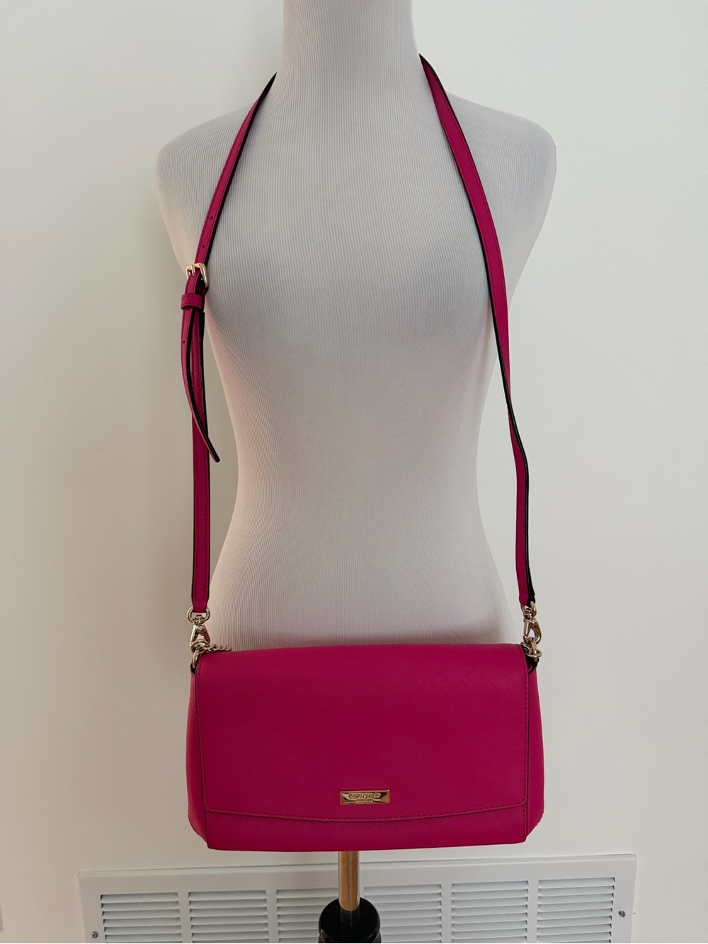 kate spade Hot Pink Leather Crossbody Bag